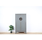 Chinese wedding cabinet 2 doors gray  RAL7005