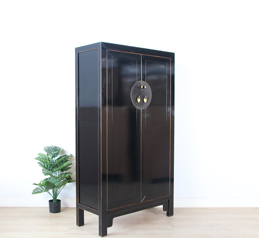 Shoe cabinet handmade solid wood  handmade solid wood black