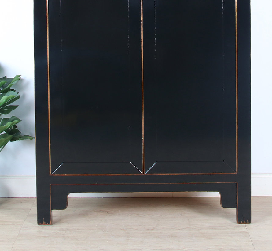 Shoe cabinet handmade solid wood  handmade solid wood black