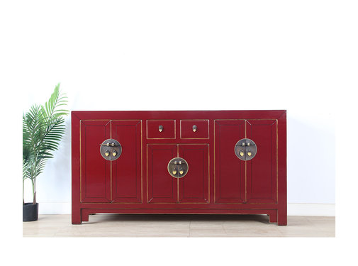 Yajutang chinesische Sideboard  purpurrot RAL3004