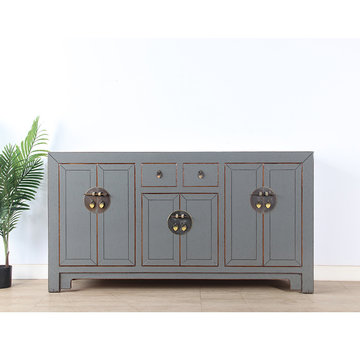Yajutang Chinese sideboard  grey  RAL7005