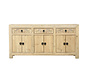 nature sideboard from China 6 doors 3 drawers natural wood