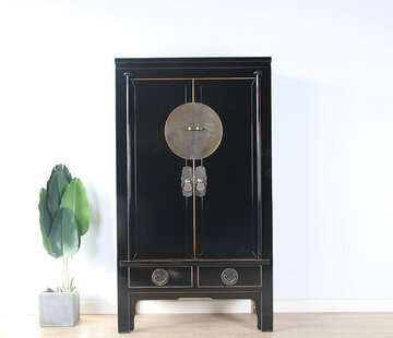 Yajutang Chinese wedding cabinet 2 black