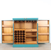 Yajutang Minibar Weinschrank  geöffnet ist Bar