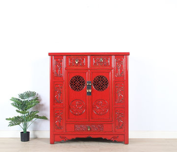 Yajutang china cabinet red