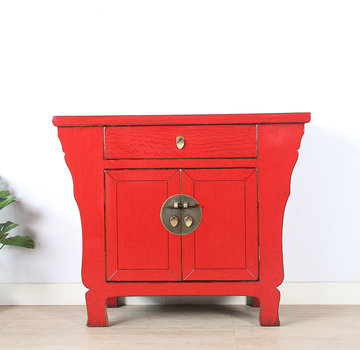 Yajutang Antique chinese cabinet solid wood red
