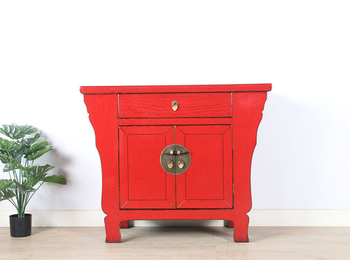 Yajutang Antique chinese cabinet solid wood red