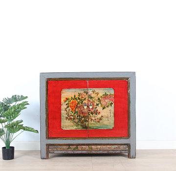 Yajutang Antique chinese cabinet solid wood painted