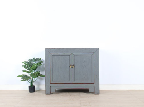 Yajutang Antique chinese cabinet solid wood RAL7005