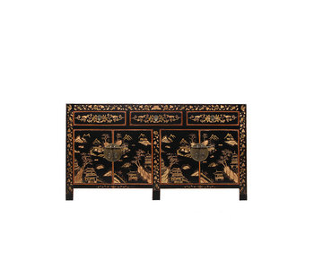 Yajutang sideboard hand gilt painting landscape