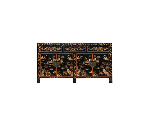 Yajutang Sideboard mit Handvergoldung Bemalung