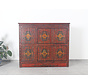 Tibetan chest of drawers with beautiful hand-painted figuren motif