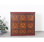 Tibetische  Kommode mit wunderschönem handbemaltem Blumenmotiv