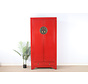 Chinese wedding cabinet 2 doors 2 drawers red