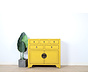 Chinese chest  sideboard 2 doors 2 drawers yellow