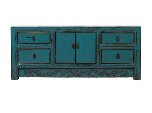 Yajutang antique Chinese sideboard blue