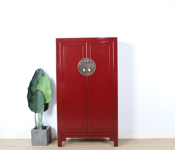 Yajutang Schuhschrank 2 Türen purpurrot RAL3004