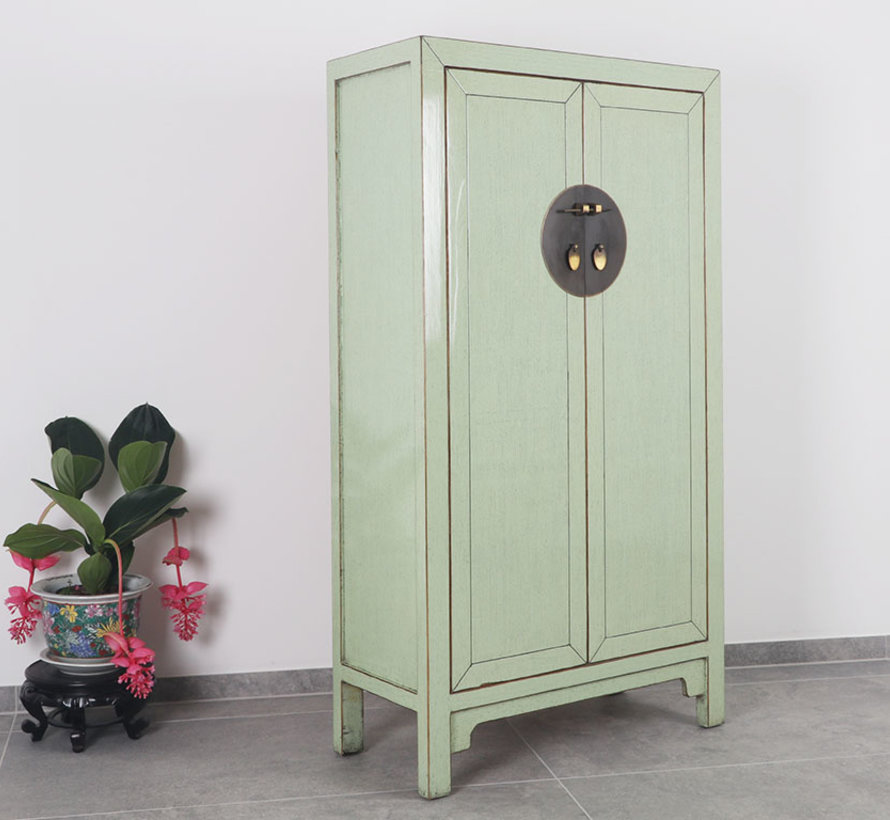 Shoe cabinet Chinese wedding cabinet 2 doors mint