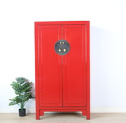 Yajutang Shoe cabinet 2 doors red