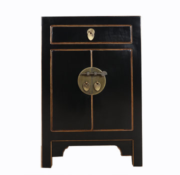 Yajutang Chinese chest of drawers bedside black