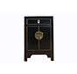 Chinese chest of drawers  bedside cabinet solid wood black