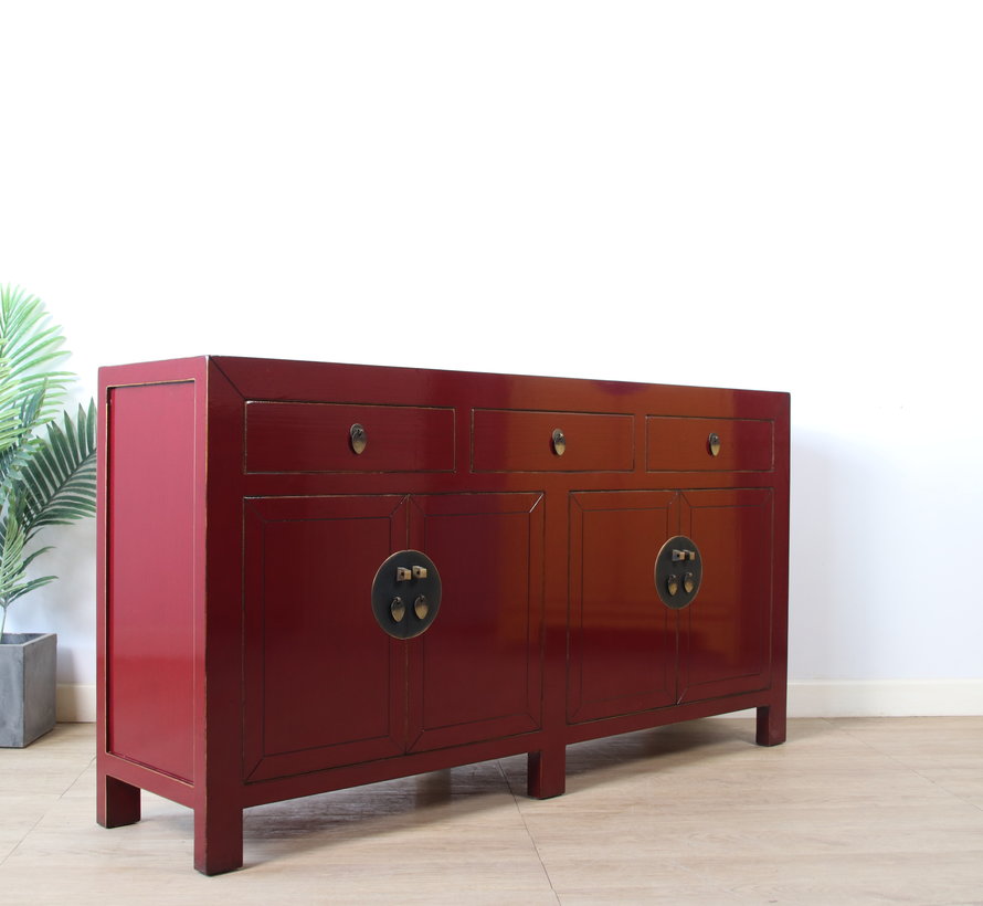 chinesische Kommode Sideboard 4 Türen 3 Schubladen