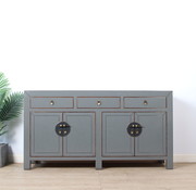Yajutang Chinese sideboard 4 doors 3 drawers   RAL7005