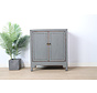 Antike chinesische Kommode grau  RAL7005