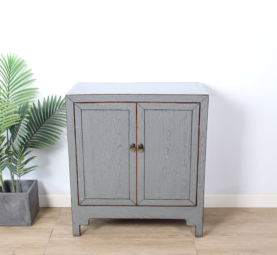 Antique Chinese  dresser  gray  RAL7005
