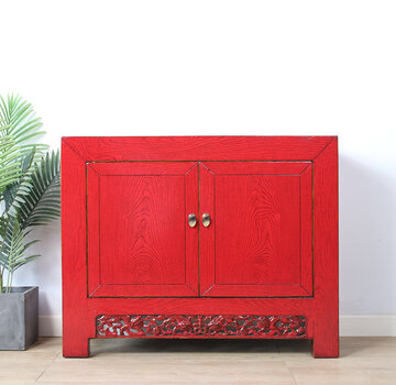 Yajutang Antikes Sideboard chinesische Kommode rot