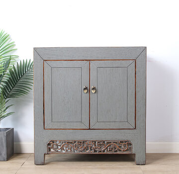 Yajutang Antique Chinese  dresser  gray  RAL7005