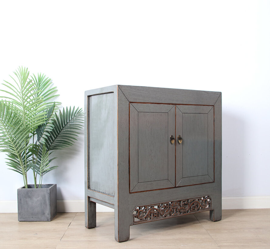 Antique Chinese  dresser  gray  RAL7005