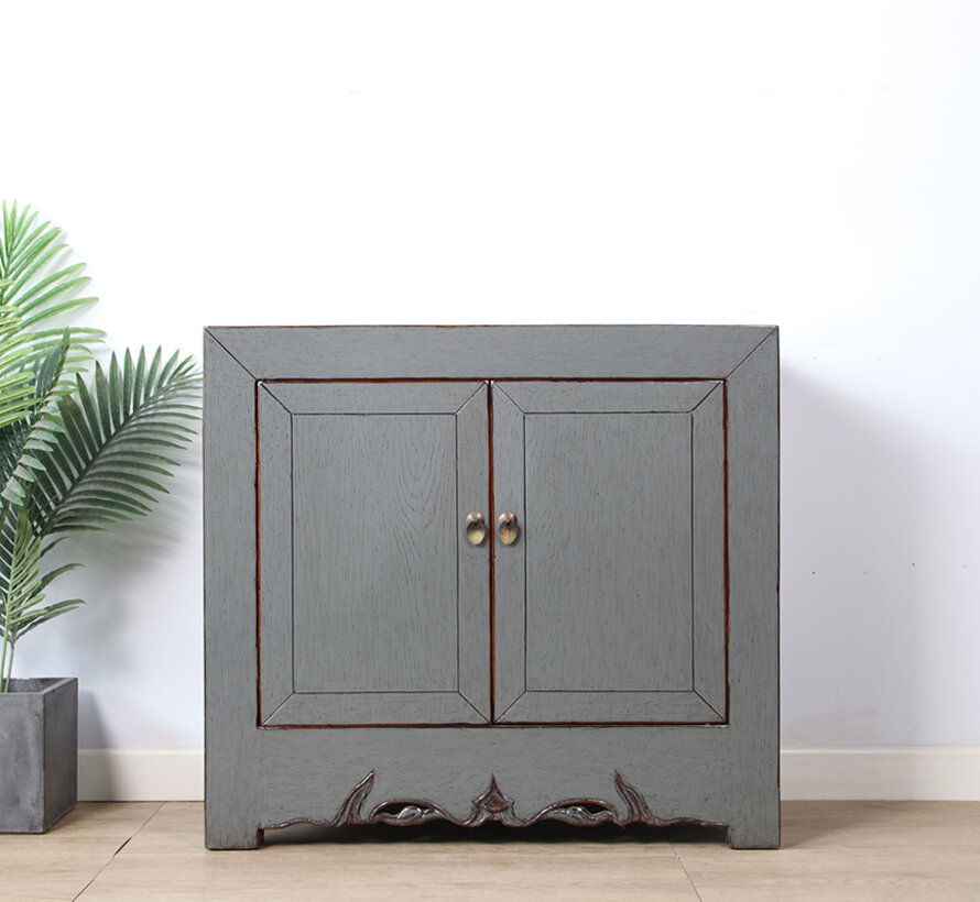 Antique Chinese  dresser  gray  RAL7005