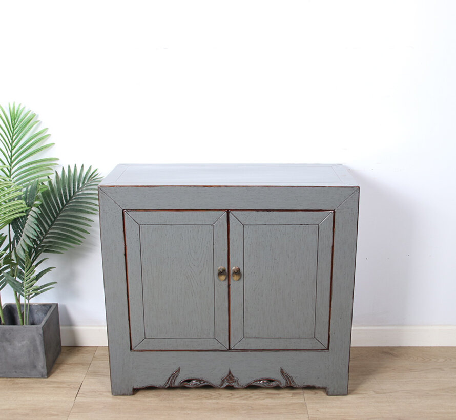 Antique Chinese  dresser  gray