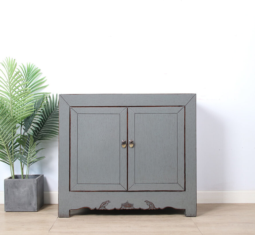 Antique Chinese  dresser  gray