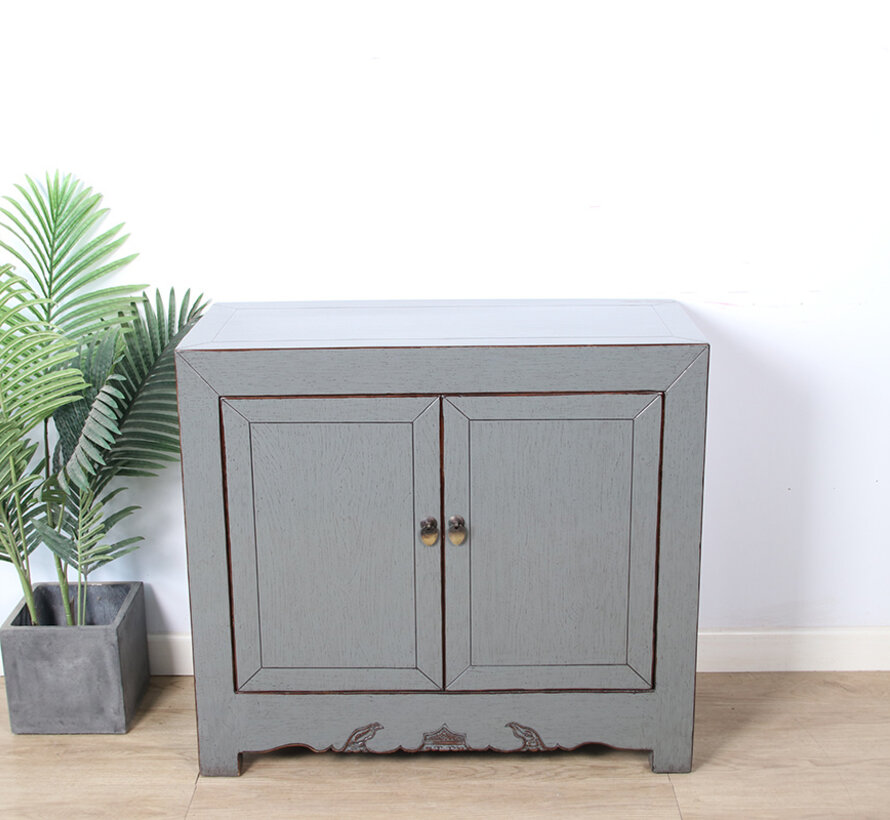 Antique Chinese  dresser  gray