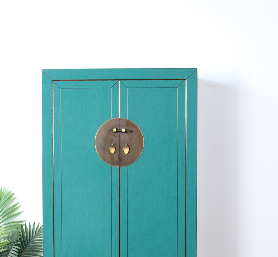 Filing cabinet folder cabinet turquoise