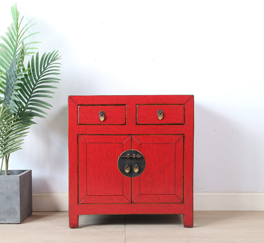 Antique Chinese  dresser red