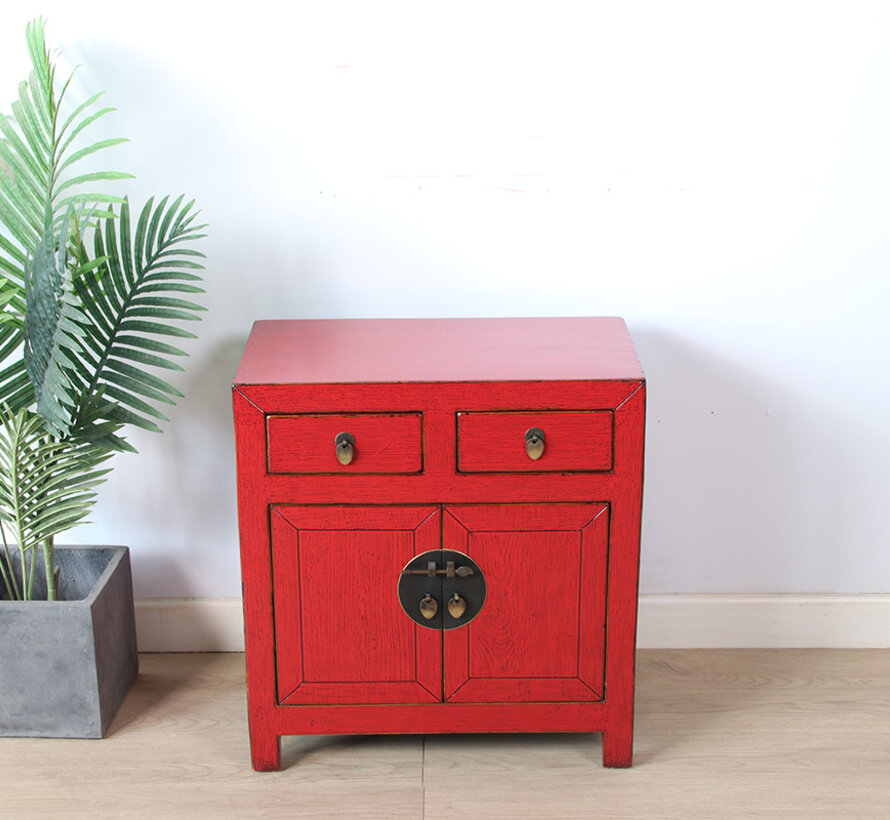 Antique Chinese  dresser red