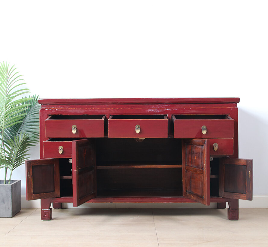 Antique Chinese  sideboard   purple