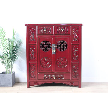 Yajutang china cabinet purpurrot RAL3004