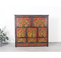 Tibetan chest of drawers   beautiful hand-painted floral motif