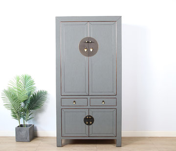 Yajutang Chinese wedding cabinet gray RAL7005