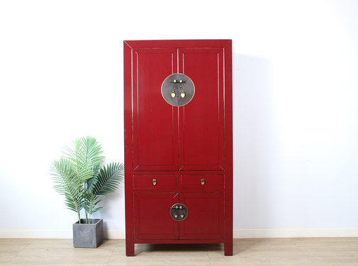 Yajutang Hochzeitsschrank Purpurrot RAL3004