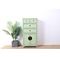 chinesische Kommode Sideboard 4 Schub 2 Türen mint RAL6019