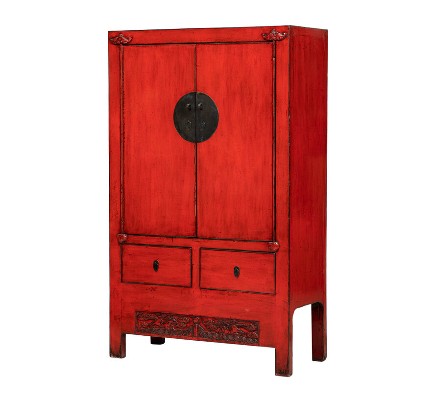 Antique Chinese Wedding Cabinet Cupboard