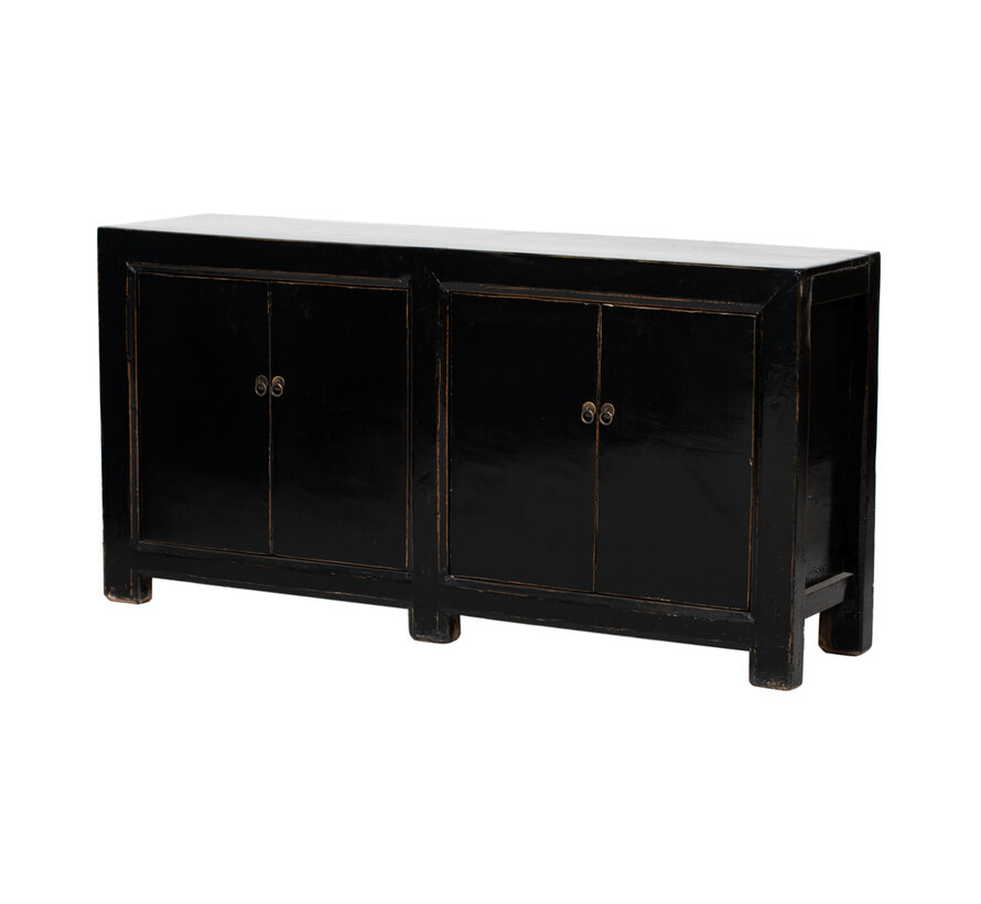 Sideboard chest of drawers cupboard traditional eye-catcher black