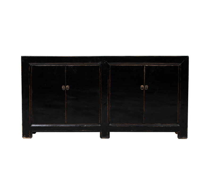 Sideboard chest of drawers cupboard traditional eye-catcher black
