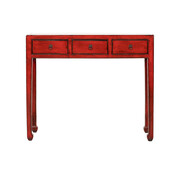 Yajutang antique desk table  red