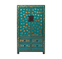 Antique Chinese Wedding Cabinet Wardrobes blue